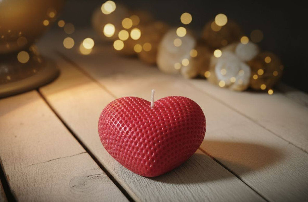 🌿 Heart Candle – Serenity Edition ✨