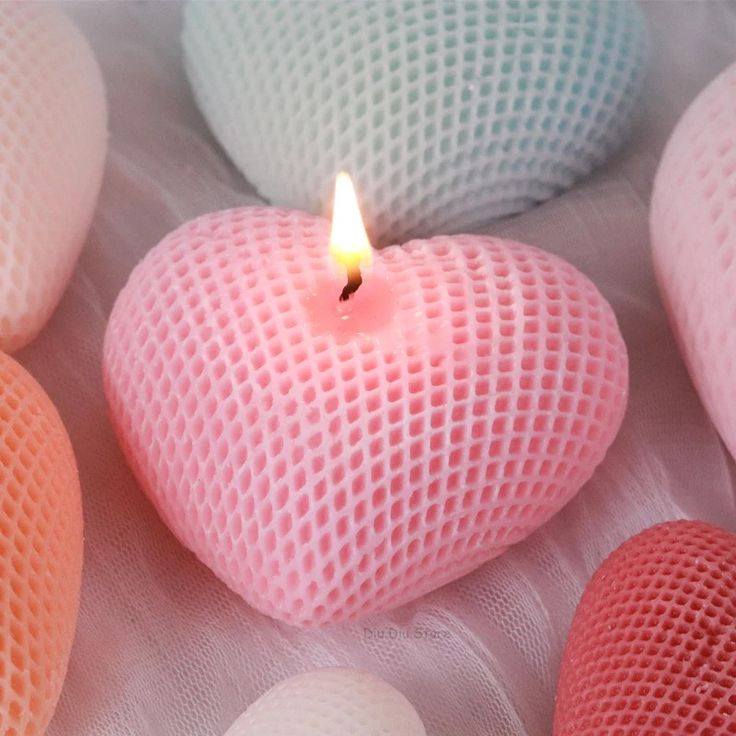 🌿 Heart Candle – Serenity Edition ✨