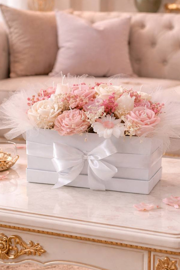 Luxury Rose Candle Box – Royal Collection ✨